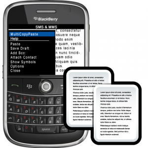 MultiCopyPaste for BlackBerry